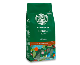 Кава мелена Starbucks House Blend натуральна смажена 200г