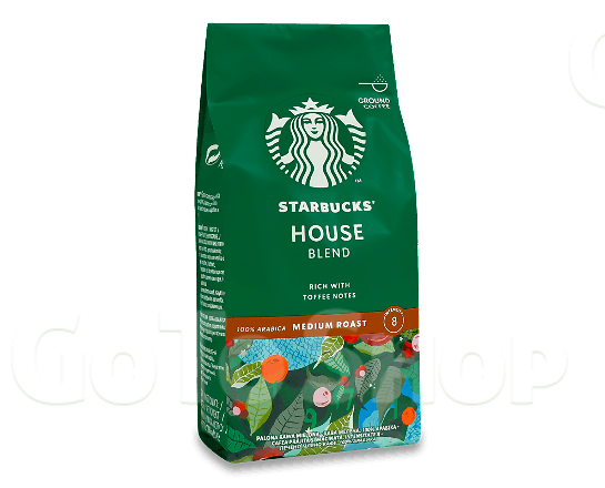 Кава мелена Starbucks House Blend натуральна смажена 200г