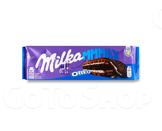 Шоколад Milka зі шматочками печива Oreo 300г