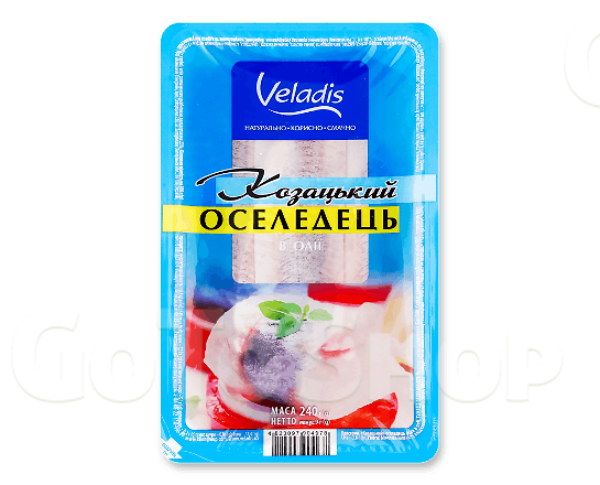 Оселедець Veladis філе в олії 240г