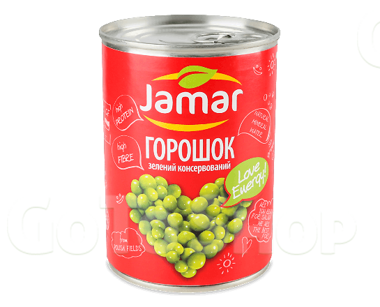 Горошок Jamar консервований 400г