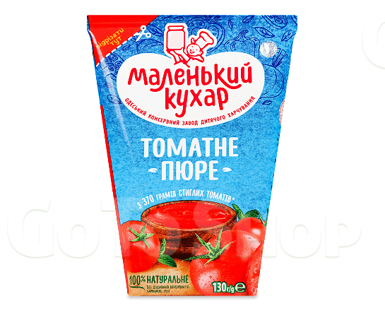 Пюре томатне «Маленький кухар» 130г