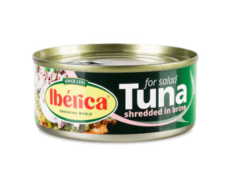 Тунець Iberica салатний у власному соку 150г