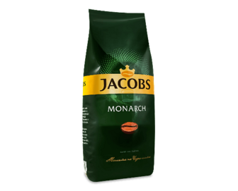 Кава зернова Jacobs Monarch смажена 1000г