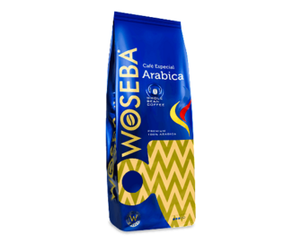 Кава зерно Woseba Arabica смажена 500г