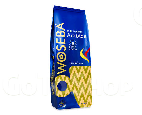 Кава зерно Woseba Arabica смажена 500г