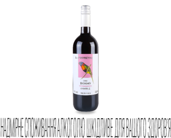 Вино La Promessa Rosso Amabile червоне н/солодке 0,75л