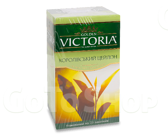 Чай чорний Golden Victoria Королівський Цейлон 25*2г