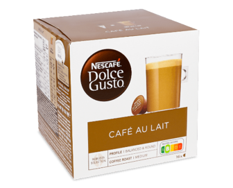 Кава Nescafe Dolce Gusto Cafe Au Lait 16 капсул 160г