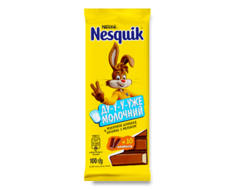 Шоколад молочний Nesquik з начинкою з молоком 100г