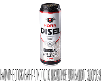 Пиво Horn Disel Original світле з/б 0,568л