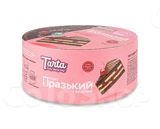 Торт Tarta Празький з вишнею 450г