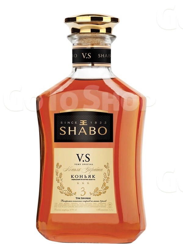 Бренді Шабо / Shabo, VS, 40%, 0.5л