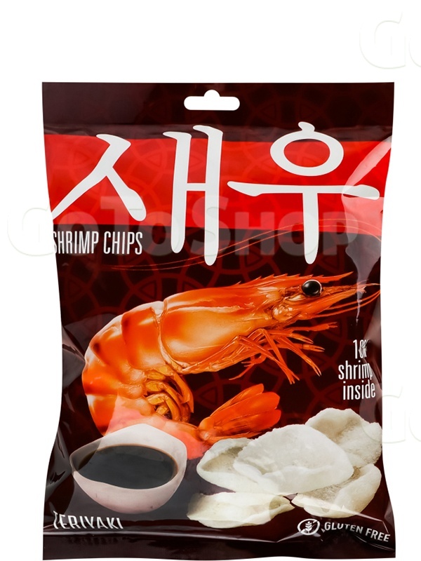 Креветкові чипси з соусом Тереякі, Shrips, 50г