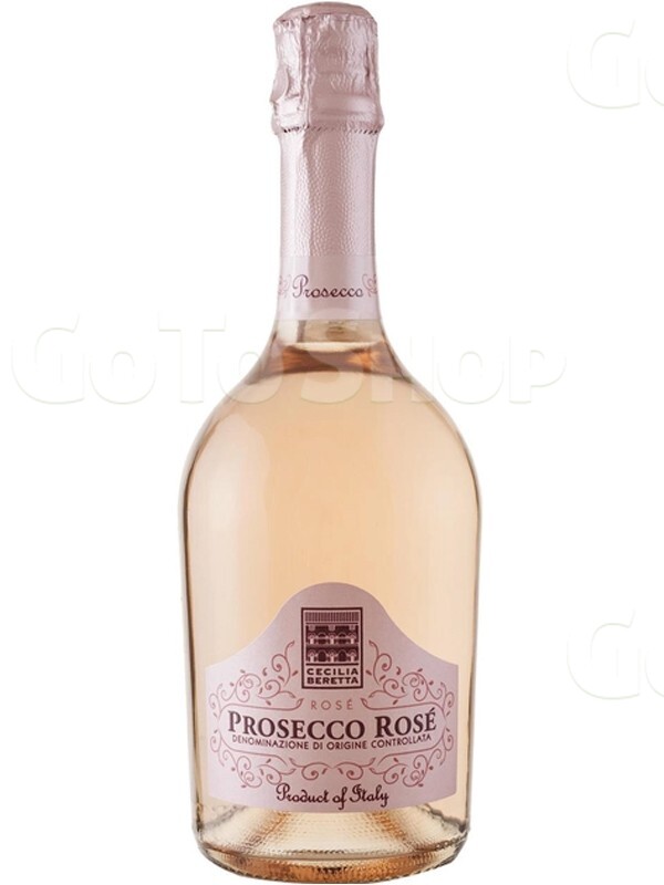 Ігристе вино Чечілія Берета, Просеко Розе / Cecilia Beretta, Prosecco Rose, Pasqua, рожеве екстра сухе 0.75л