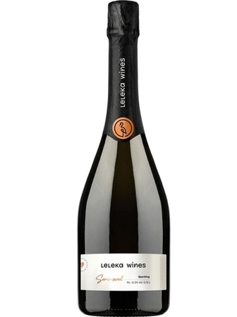 Ігристе вино Лелека Вайнс / Leleka Wines, біле напівсолодке 0.75л