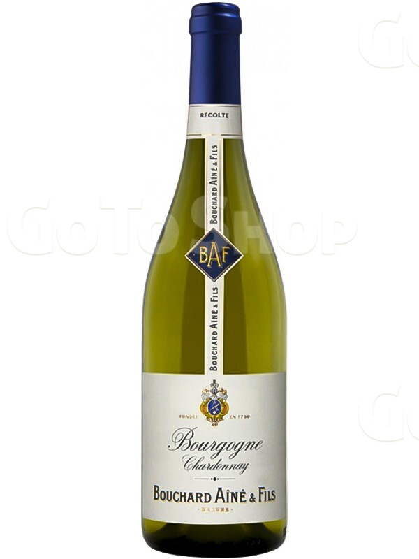 Вино Бургонь, Шардоне / Bourgogne, Chardonnay, Bouchard Aine &amp; Fils, біле сухе 0.75л
