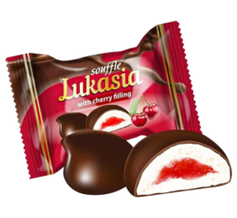 Цукерки Lukas Лукася з вишневим напов. ящ/2,5 кг