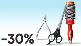 -30% на аксесуари для манікюру, макіяжу, фарбування та укладання волосся SPL