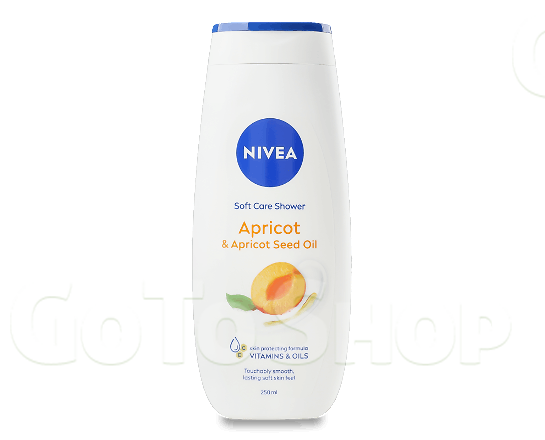 Гель-догляд для душу Nivea Apricot &amp; Apricot seed oil, 250мл