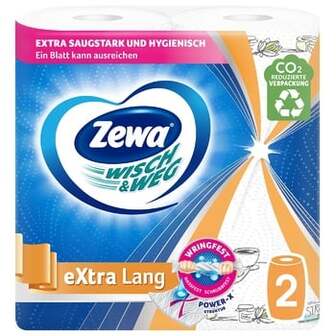 Рушники паперові Zewa Wisch&Weg Extra Lang Design 2шт