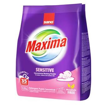Пральний порошок Sano Maxima Sensitive 1,25кг