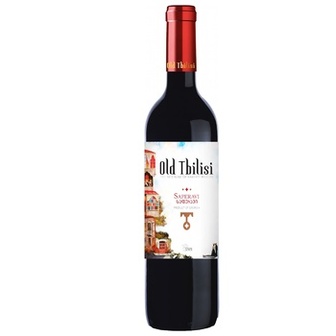 Вино Old Tbilisi Saperavi червоне сухе 13% 0,75л