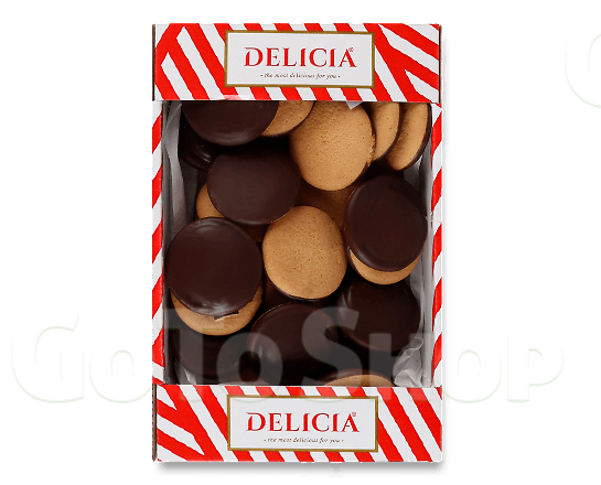 Печиво Delicia зі смаком вишні здобне, 0,3кг