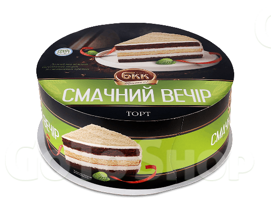 Торт Київ БКК Смачний вечір бісквітний, 450г