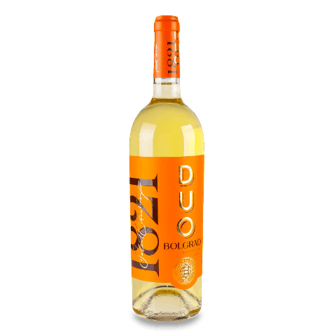 Вино Bolgrad Duo Select біле сухе 0,75л