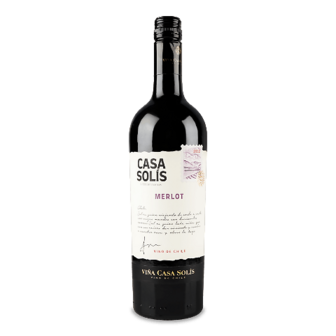 Вино Casa Solis Merlot червоне сухе 0,75л