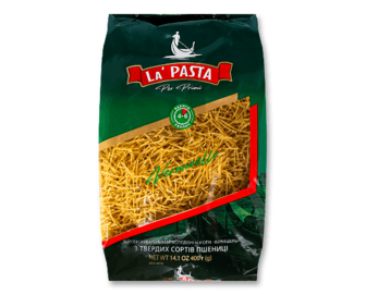 Вироби макаронні La Pasta вермішель, 400г