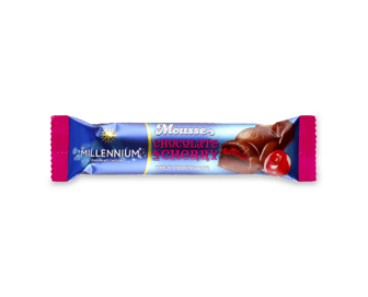 Шоколад молочний Millennium Mousse Chocolate&Cherry, 33г
