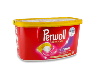 Капсули для прання Perwoll для кольорових речей, 13*13,5г