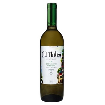 Вино Старий Тбілісі Цинандалі біле сухе 0,75л