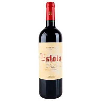 Вино Estola Reserva La Mancha DO червоне сухе 0.75л 13%