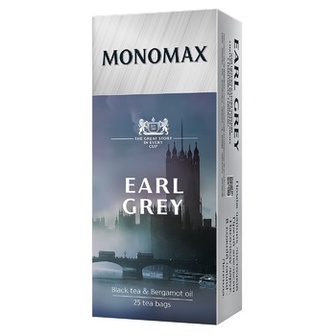 Чай чорний Monomax Earl Grey 2г*25шт