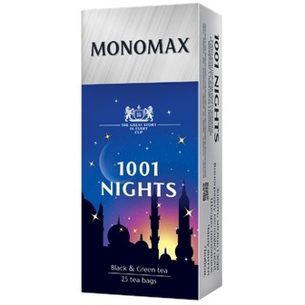 Чай чорний та зелений Monomax 1001 Night 1,5г*25шт