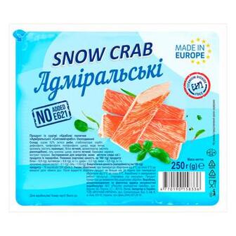 Крабові палички Snow Crab Адмiральскi охолоджені 250г