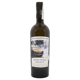 Вино Французький бульвар Blanco біле напівсолодке 9-12% 0,75л