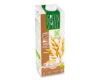 Напій ультрапастеризований Green Smile Barista вівсяний 2,5%, 1л