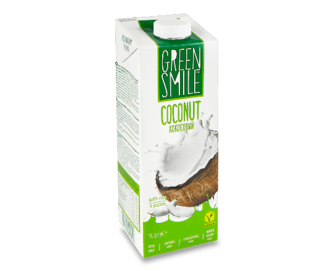 Напій ультрапастеризований Green Smile Coconut рисово-кокосовий 3%, 1л