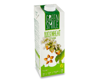 Напій ультрапастеризований Green Smile Buckwheat гречаний 2,5%, 1л