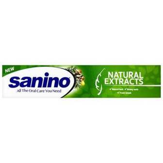 Зубна паста Sanino з натуральними екстрактами 90мл
