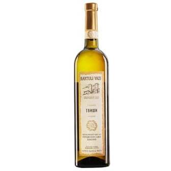 Вино Kartauli Vazi Твіші біле напівсолодке 10,5% 0,75л