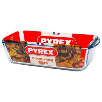 Форма для запікання Pyrex Bake&amp;Enjoy із жаростійкого скла прямокутна 28X11см 1,5л