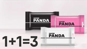 Купуй дві упаковки вологих серветок Сніжна Панда та отримай третю одиницю у подарунок*!