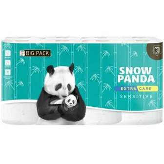 Туалетний папір Snow Panda Extra Care Sensitive 3-шаровий 16шт
