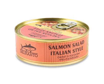 Салат Delikanto По-італійськи з лососем, 240г