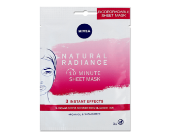 Маска для обличчя Nivea Natural Radiance тканинна, шт